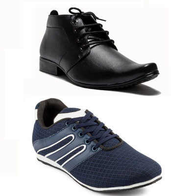 

DK Derby Kohinoor Lace Up For Men(Black, Blue