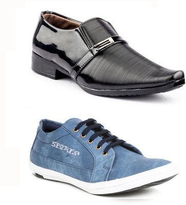 

DK Derby Kohinoor Slip On For Men(Black, Blue