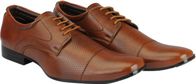 

FAUSTO Business Corporate Derby For Men(Copper, Teek