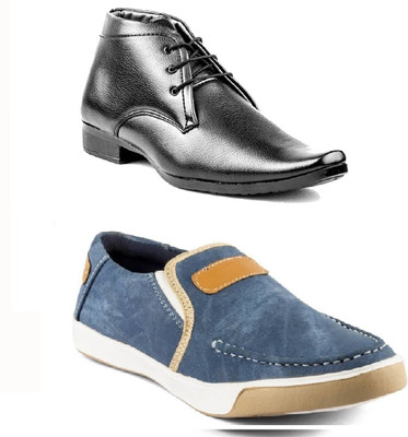 

DK Derby Kohinoor Lace Up For Men(Black, Blue