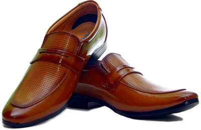 

FitRight Men Faux Leather Formal Shoes Slip On For Men(Tan, Brown