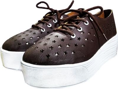 

Fashionitz Sneakers For Women(Brown