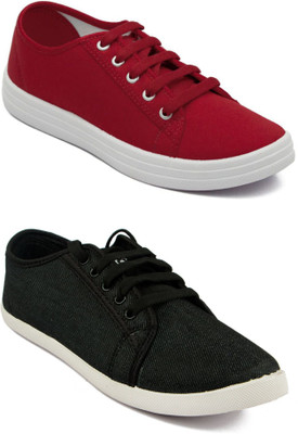 

Asian women's casual shoes combo pack of 2 Sneakers For Women(Multicolor