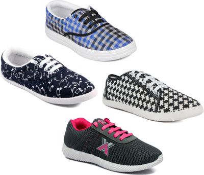 

Asian Women Casual & Running Shoes Combo Pack of 4 Casuals For Women(Multicolor