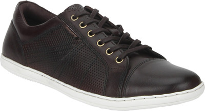 

Red Tape Leather Sneakers For Men(Brown, Choclate