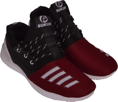 

Sukun Walking Shoes For Men(Maroon, Cherrey