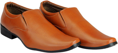 

FAUSTO Business Corporate Slip On For Men(Tan