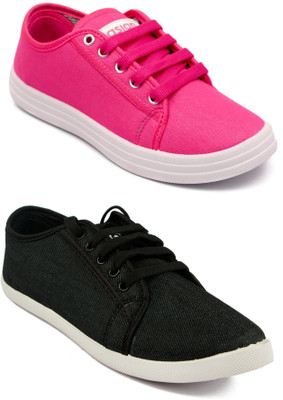 

Asian women's casual shoes combo pack of 2 Sneakers For Women(Multicolor