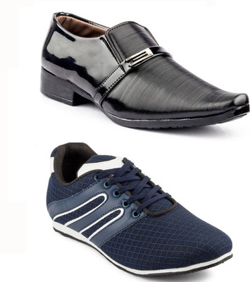 

DK Derby Kohinoor Slip On For Men(Black, Blue