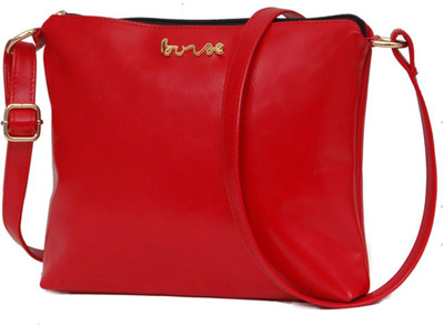

Borse Women Casual Red Genuine Leather Sling Bag