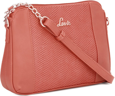 

Lavie Girls Casual Pink PU Sling Bag