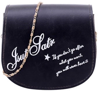 

BLINGG Women Evening/Party Black Genuine Leather Hand-held Bag