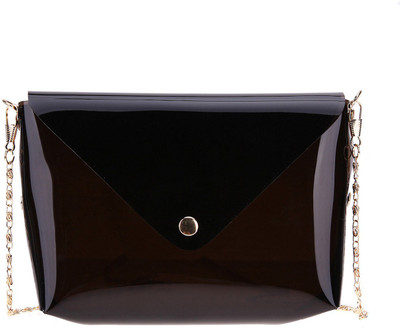 

BLINGG Women Evening/Party Black Genuine Leather Hand-held Bag