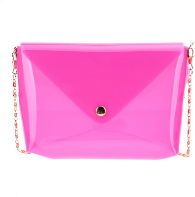 

BLINGG Women Evening/Party Pink Genuine Leather Hand-held Bag