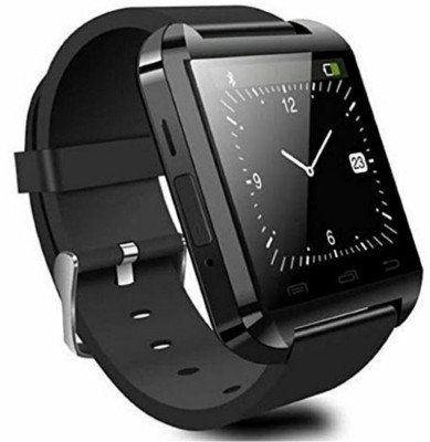 

University Trendz U8 plus bluetooth smart watch for android, black black Smartwatch(Black Strap Free Size)