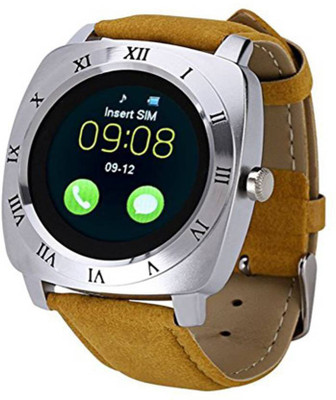 

Piqancy X3 Silver Smart Watch Compatible With All 3G , 4G Phone Camera And Sim Card Support With Apps Like Facebook And WhatsApp Touch Screen Multilanguage ( brown strap ) Black Smartwatch(Brown Strap 2)