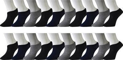 HICODE Men & Women Solid Low Cut(Pack of 10)