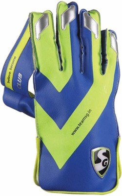 

SG Club Wicket Keeping Gloves (Youth, Multicolor), Multiple