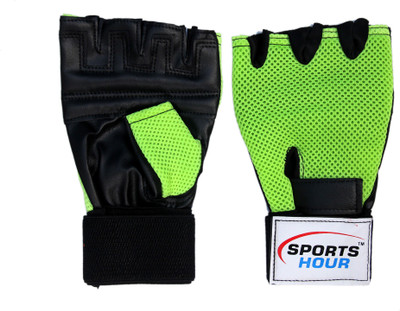 

Sportshour Gym gloves Gym & Fitness Gloves (, Multicolor, Black;lemon