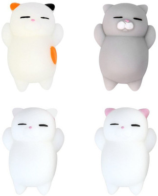 

Aji Toys Soft Squishy Release Stress Animal (Pack of 4 Pieces) - 5 cm(Multicolor)