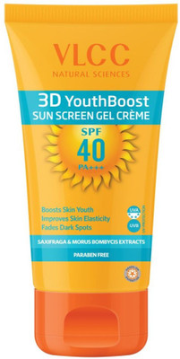 

VLCC 3D Youth Boost Sunscreen Gel Creme - SPF 40 PA+++(100 g)