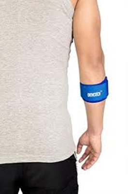 

Orthotech Tennis Elbow Support Wrist Support (Free Size, Blue)