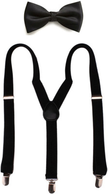 

Civil Outfitters Y- Back Suspenders for Men, Women, Boys, Girls(Black)