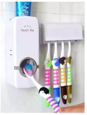 

RetailShopping Perfect Plastic ToothBrush Dispenser Plastic Toothbrush Holder(White, Wall Mount)
