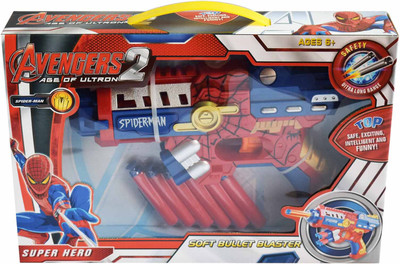 

Kiditos Super Heroes Soft Bullet Blaster Gun(Multicolor)