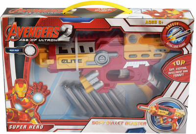 

Kiditos Superheroes Soft Bullet Blaster Gun(Multicolor)