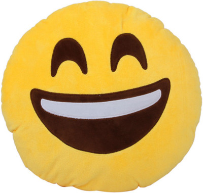 

Tickles Laughing Smiley Cushion - 33 cm(Yellow)