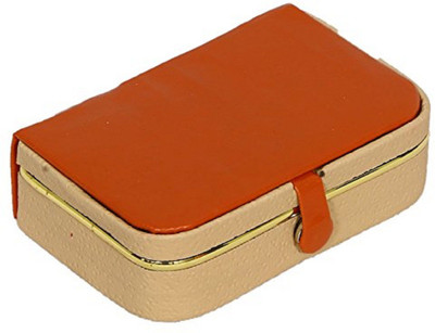

Kuber Industries Ring Organiser With Rexine Coated (Hard Board Material) Casual Vanity Box(Red)