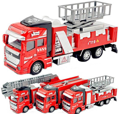 

Bonkerz Die Cast Metal Construction Trucks Toy - 3 Pcs(Multicolor)