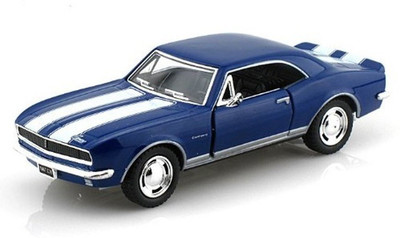 

Kinsmart 1967 Chevrolet Camaro Z/28 5'' Die Cast Metal 1:37 Scale - Blue(Blue)