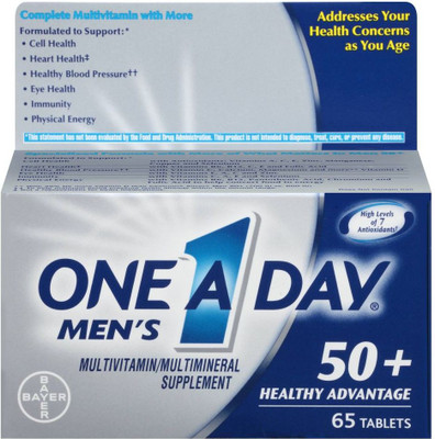 

One A Day Men's 50+ Healthy Advantage Multivitamin/Multimineral 65 Tablets(65 No)