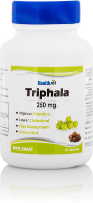 

HealthVit Trifala Triphala Powder 250 mg (Pack of 2)(60 No)