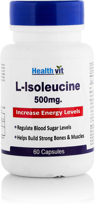 

HealthVit L-Isoleucine 500mg 60 Capsules(60 No)