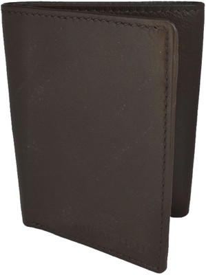 

NUKAICHAU Men Brown Genuine Leather Wallet(6 Card Slots)