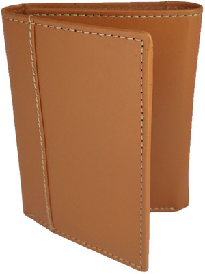 

NUKAICHAU Men Brown Genuine Leather Wallet(6 Card Slots)