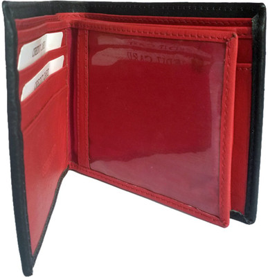 

NUKAICHAU Men Black Genuine Leather Wallet(6 Card Slots)