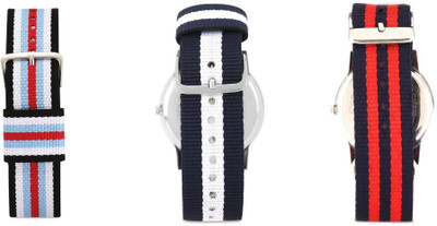 

Watch Me MYOW COLLECTION BY WATCH ME-Make Your Own Watch By Watch Me- NATO Multicolored Straps (ONLY STRAPS,NO WATCH)-MYOW COLLECTION (All Straps in this collection-22 mm except Black Strap-20 mm,Military Strap -20 mm) myow-blwbur-buw-burx 22 mm Nato Nylo