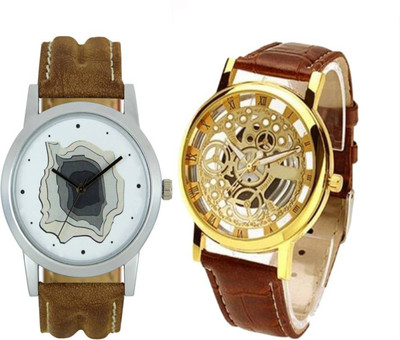 

Frolik 116 Brown Analogue Party Collection Formal Men Watch - For Boys