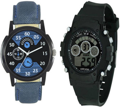 

Frolik 24 Latest Analogue And 7 Light Black Digital Kids And Men Watch - For Boys