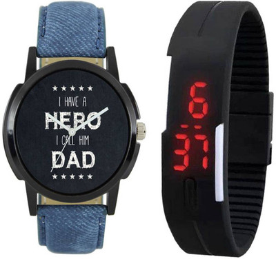 

Frolik 98 Latest Analogue And Black Attractive Digital Led Kids And Men Watch - For Boys