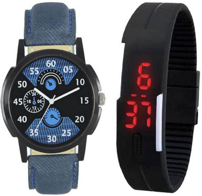 

Frolik 32 Latest Analogue And Black Attractive Digital Led Kids And Men Watch - For Boys & Girls