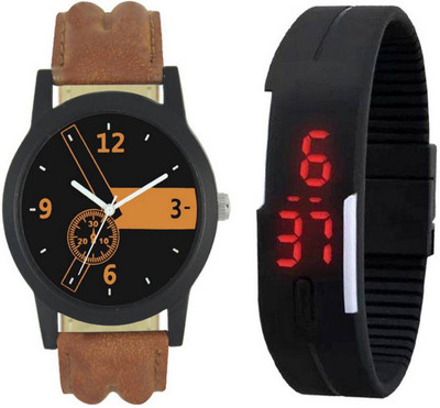 

Frolik 18 Latest Analogue And Black Attractive Digital Led Kids And Men Watch - For Boys & Girls