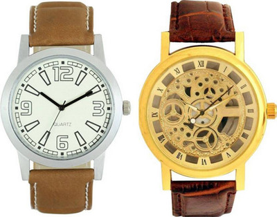 

Frolik 131 Transparent Brown Analogue Smarty Look Men Watch - For Boys
