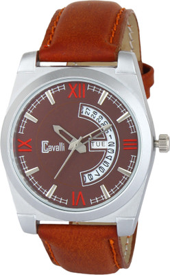 

Cavalli CW 517 Exclusive Day And Date Brown Day & Date Watch - For Men