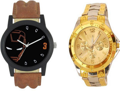 

Frolik 54 Analogue Leather And Multicolor Chonograph Metal Material Men Watch - For Boys