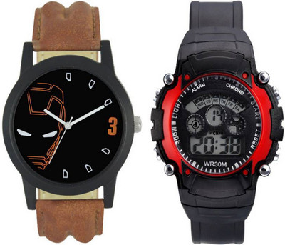 

Frolik 50 Latest Analogue And 7 Light Red Digital Kids And Men Watch - For Boys